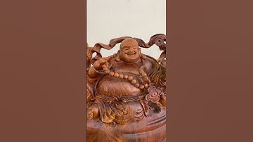 Tượng Phật Di Lặc gỗ hương có mùi thơm đặc biệt #shorts