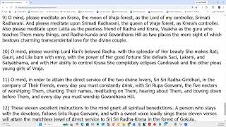 Daily Japa and Srimad Bhagavatam  reading/ discussion SB 7.9.19