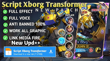 Script X.Borg Transformer - Bumblebee No Password | Full Effect Voice | New Patch