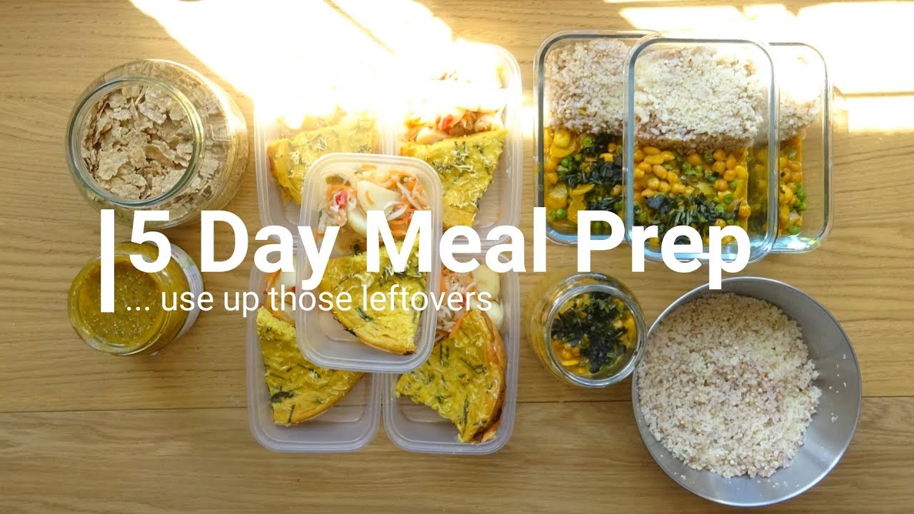 5 Day Meal Prep Fail ¦ Using Up Leftovers - YouTube