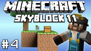 Minecraft SkyBlock 1.1 Episode 4 - FARMING & INFINITE WATER SOURCE