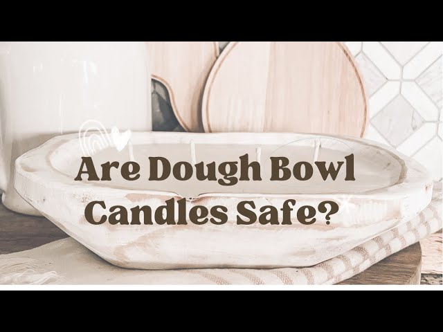 How to Make a Dough Bowl Candle - 2 Bees in a Pod