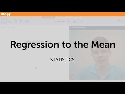 Regression to the Mean | Statistics and Probability | Chegg Tutors