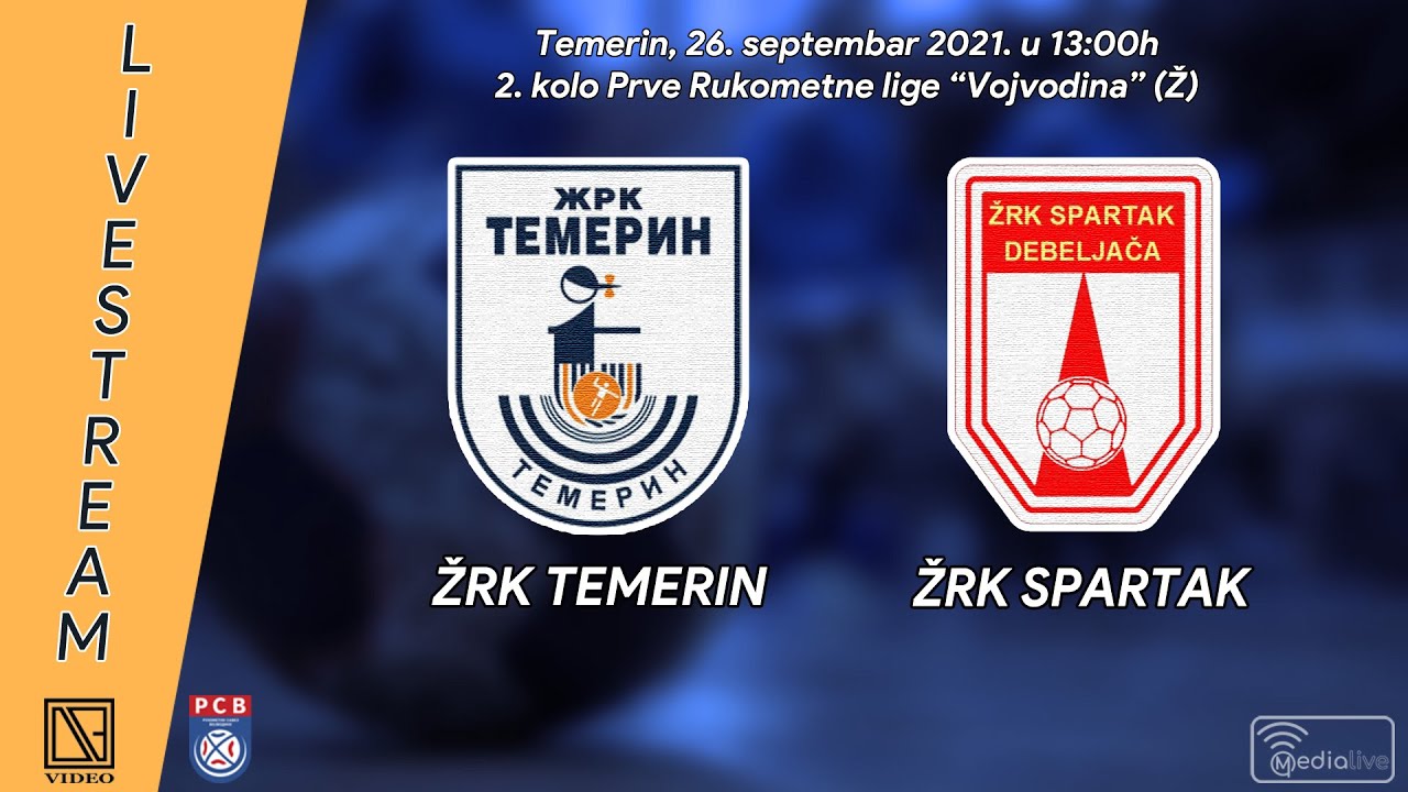 [26.09.2021.] ŽRK "TEMERIN" Temerin - ŽRK "SPARTAK" Debeljača (Full match Livestream)