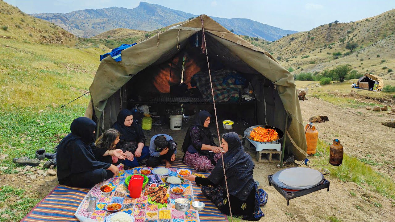 IRAN Village Cooking: Relaxing Video about traditional Rural Dish: Stew Chicken cooked /پخت خورش مرغ