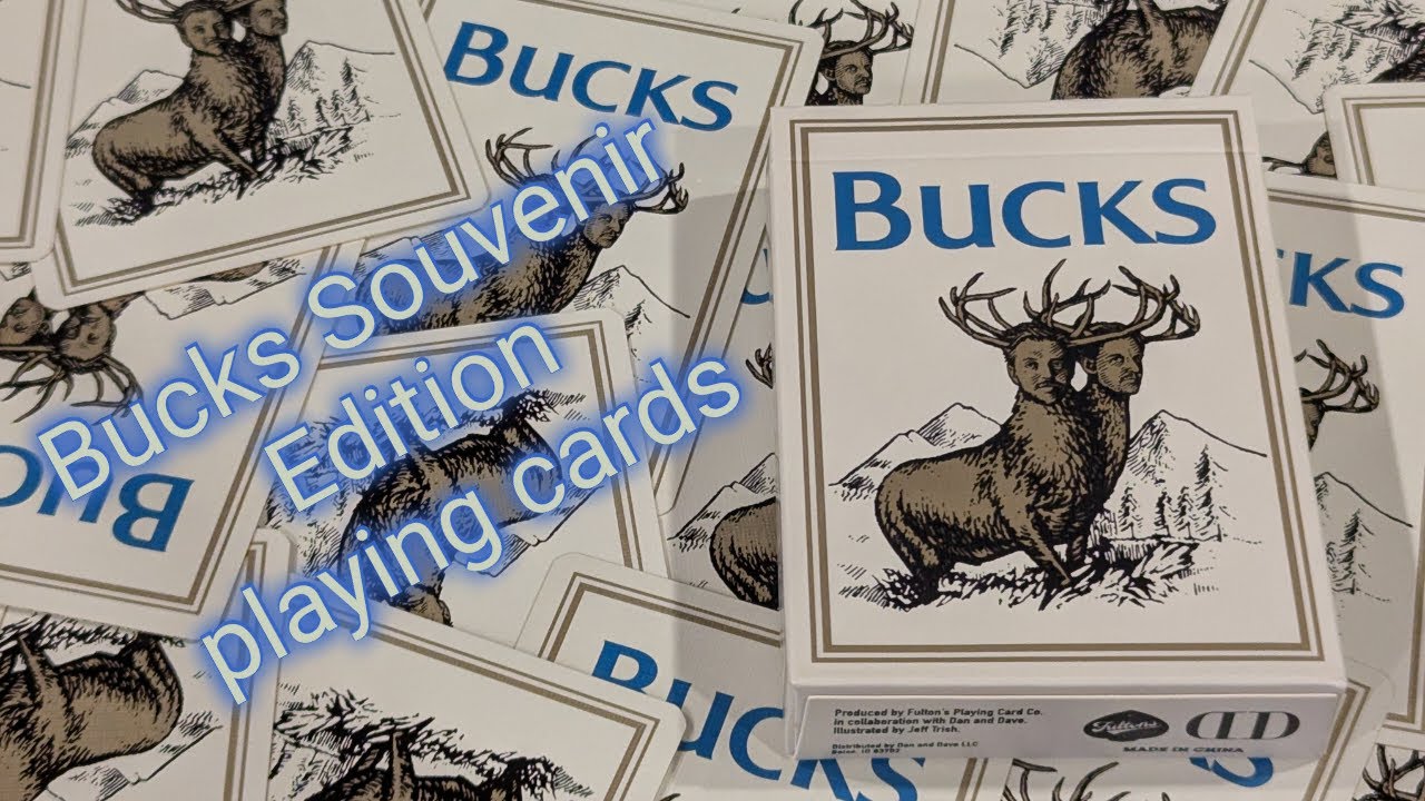 Daily deck review day 399 - Bucks Souvenir playing cards by Fulton