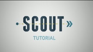 SCOUT TUTORIAL