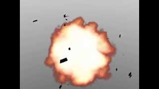 3ds Max Bomb tests (FireBall Effect, Shortening Rope, Sparks, Exploding, Smoke)