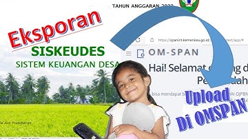 CARA INPUT REALISASI DANA DESA PADA OMSPAN DENGAN UPLOAD EKSPORAN SISKEUDES