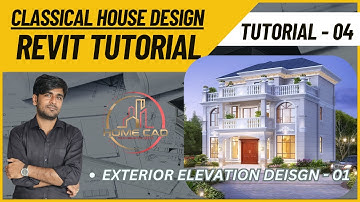 Classical House Exterior in Revit – Tutorial 04 | Revit 2025 Step-by-Step 🏛️