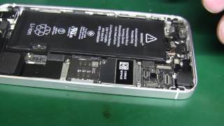 картинка: iPhone 5s  замена коннектора сенсора