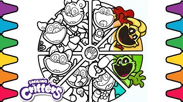 Smiling Critters Coloring Page | Poppy Playtime Chapter 3 | NCS Music