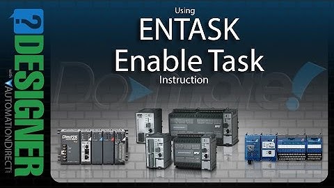 BRX Do-more Designer Using the ENTASK Instruction from AutomationDirect