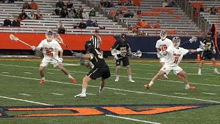 Syracuse vs Army Lacrosse Highlights | 2022 College Lacrosse