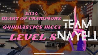 2024 Level 8 Chris Waller’s Heart of Champions gymnastics Meet #gym #gymnast #teamnayeli