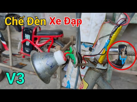 Video: Cách Tự Chế đèn Pha Xe đạp