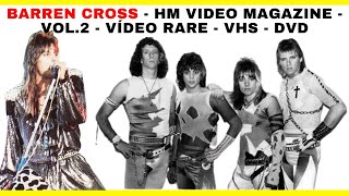 BARREN CROSS - HM VIDEO MAGAZINE - VOL.2 - VÍDEO RARE - VHS - DVD