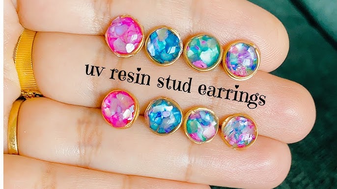 Rainbow Resin Glitter Earrings : 21 Steps (with Pictures) - Instructables