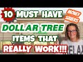 10 MUST HAVE Dollar Tree ITEMS that REALLY WORK! MONEY SAVING BUYS