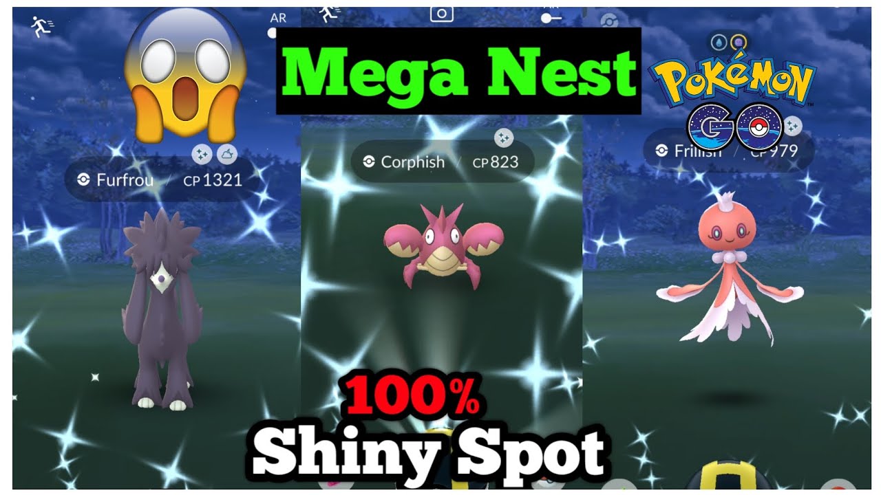 Pokemon go Mega nest and 100% shiny spot in the world..|Shiny hunt pokemon go|How to catch shiny?