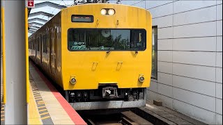 山陰線 115系 G-07編成 西出雲行き 発車シーン@出雲市駅