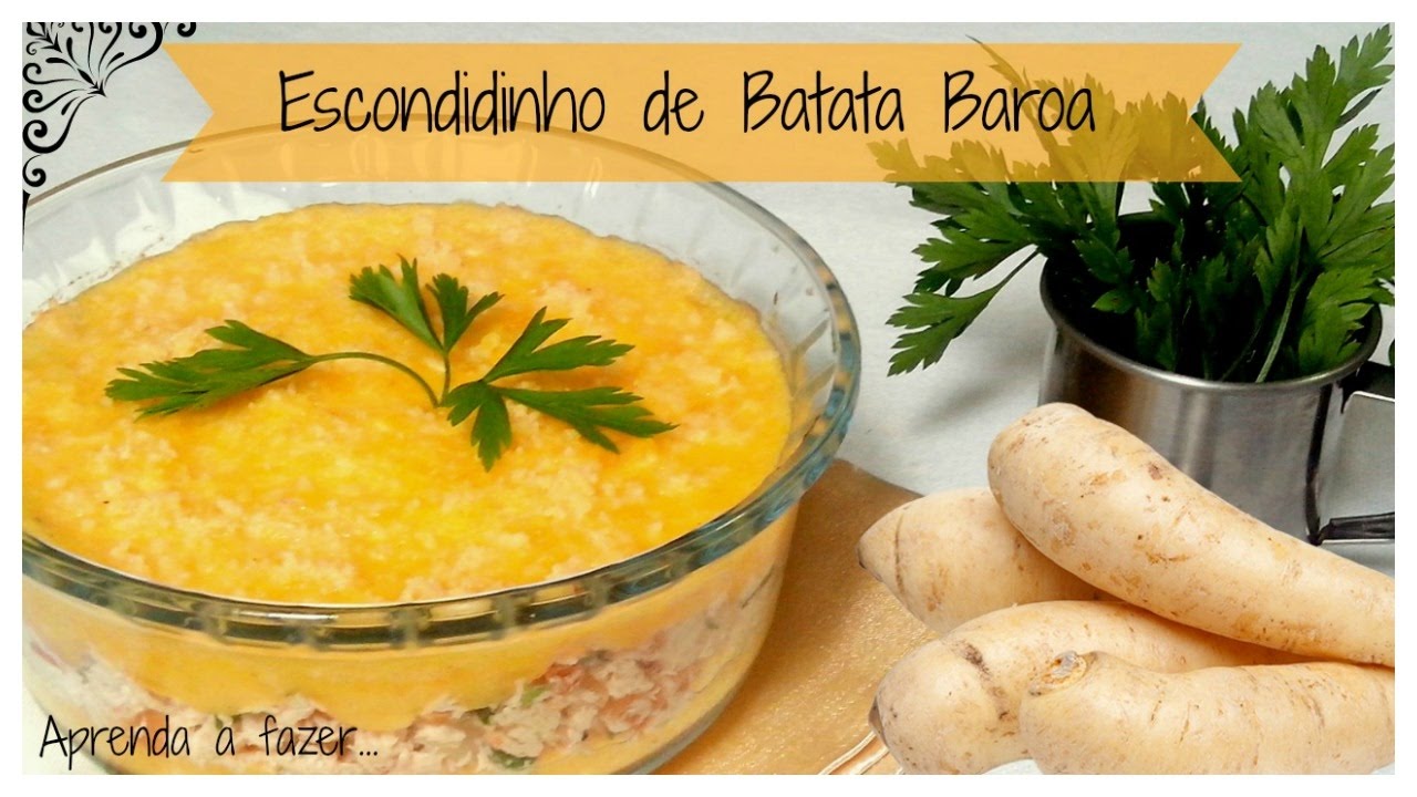 Escondidinho De Batata Baroa Fit Youtube 
