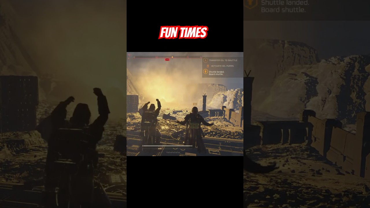 Dropping aura #helldivers2 #emotes #fun#funny#dune#starwars#raider #gaming