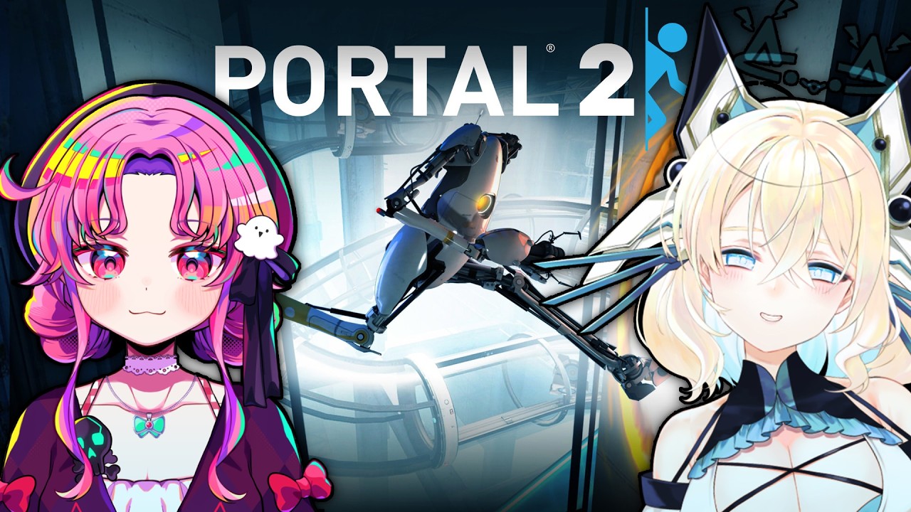 PUZZLES! This is summercore right...? 🏖️【Portal 2】