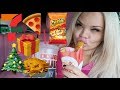 7 ELEVEN CHRISTMAS EVE EATING SHOW IN MY CAR!!! HOLIDAY GAS STATION FOOD MUKBANG