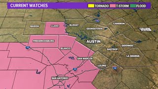 Austinarea live radar: Severe Thunderstorm Watch issued for Austinarea counties | KVUE