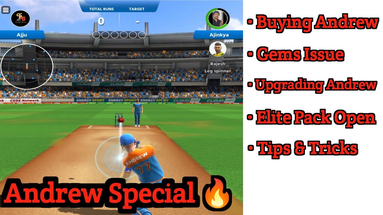 Andrew Special tricks 🔥 How to win with Left handed batsman 😲 Is this really a good batsman ? 🤔