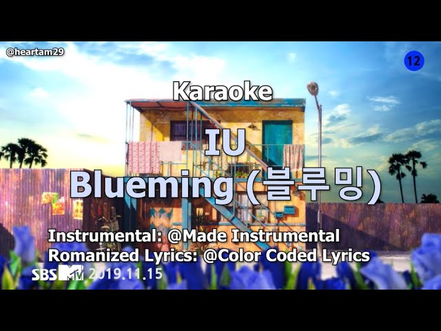 IU - Blueming (블루밍) Karaoke class=