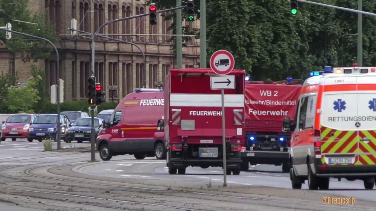 [Anziehen + Martinshorn-Konzert] Vollalarm BASF SE - Ludwigshafen am Rhein