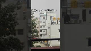 Heavy rain in Bangalore 🌧️ || @Nitin_vlogs_0999 #rain #banglore #viral #trending #shorts #like