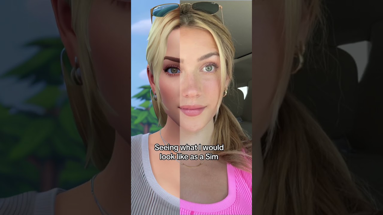 What I would look like as a sim😱 