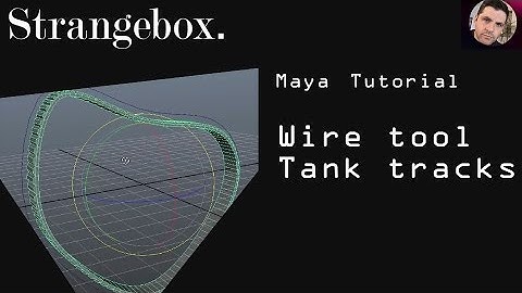 The Wire Tool Maya : Simple, fast, Tank Tracks or belt.