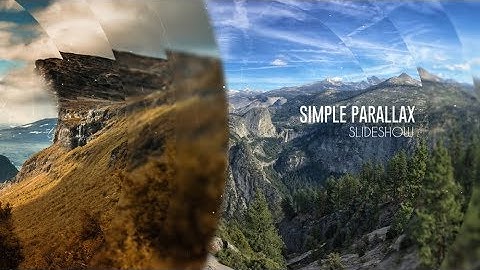 Best Intro Templates Sony Vegas Pro : Parallax Slideshow Template