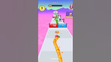 Snake Run Race: Speed, Strategy, And Survival! Lvl 74 🐍😄 #viral #gaming #shorts