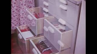 A Step Saving Kitchen (1949)  Government Kitchen Instructional Video!
