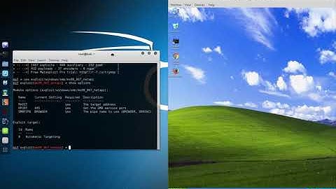 Kali Linux 2 0   Hacking Windows XP