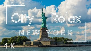 4k New York Ambience 3D - 1 hr rain - Statue of liberty - Soundscape for Sleep and Study screenshot 3