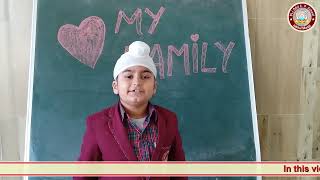 Presentation on My Family by 2nd standard students