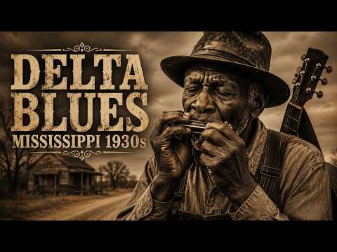 1930s Delta Blues Instrumental | Moonlight on the Delta