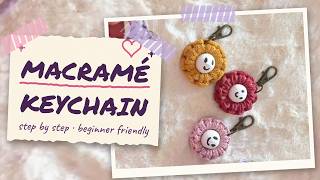 DIY Macrame Keychain Tutorial | Easy Step-by-Step Macrame for Beginners