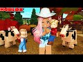 🍁 TAKING MY KIDS TO AN AUTUMN FARM 🐄 | Bloxburg Roleplay | Roblox