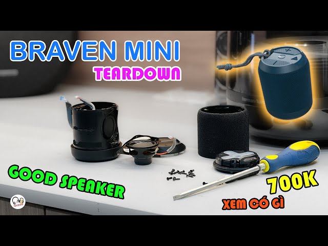 Teardown Speaker Braven Mini 2022 | Loa 700k mà chất lượng quá