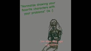 !!SFW REG!! Drawing my favorite characters with my problems