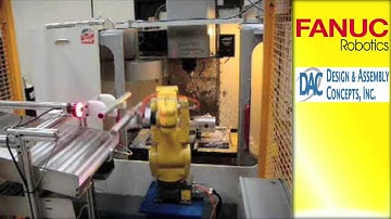 LR Mate 200iC Machine Tending Robot - Courtesy of DAC (Design & Assembly Concepts)