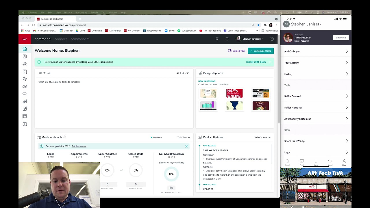 Finding Your Own Dedicated KW App Link