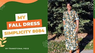 FALL FASHION | DIY DRESS |SIMPLICITY 8084